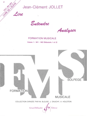 Lire Entendre Analyser. Volume 1 Livre de l'élève